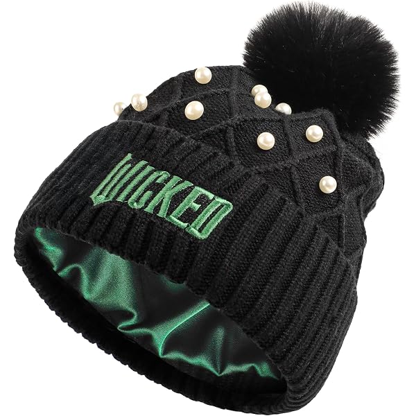Wicked Embroidered Raised 3D Movie Logo Adult Novelty Knit  display picture 1