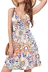 WEACZZY Summer Dresses for Women 2025 V Neck