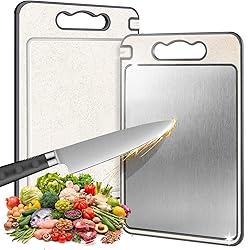 Titanium Cutting Board, Double Sided Chopping Board