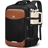 MATEIN Personal Item Travel Backpack 18x14x8 with USB C Port, Airline Approved Spirit Personal Item Bag Fits 17" Laptop, Waterproof TSA Underseat Backpack for Airplanes Luggage with Tracker Pocket
