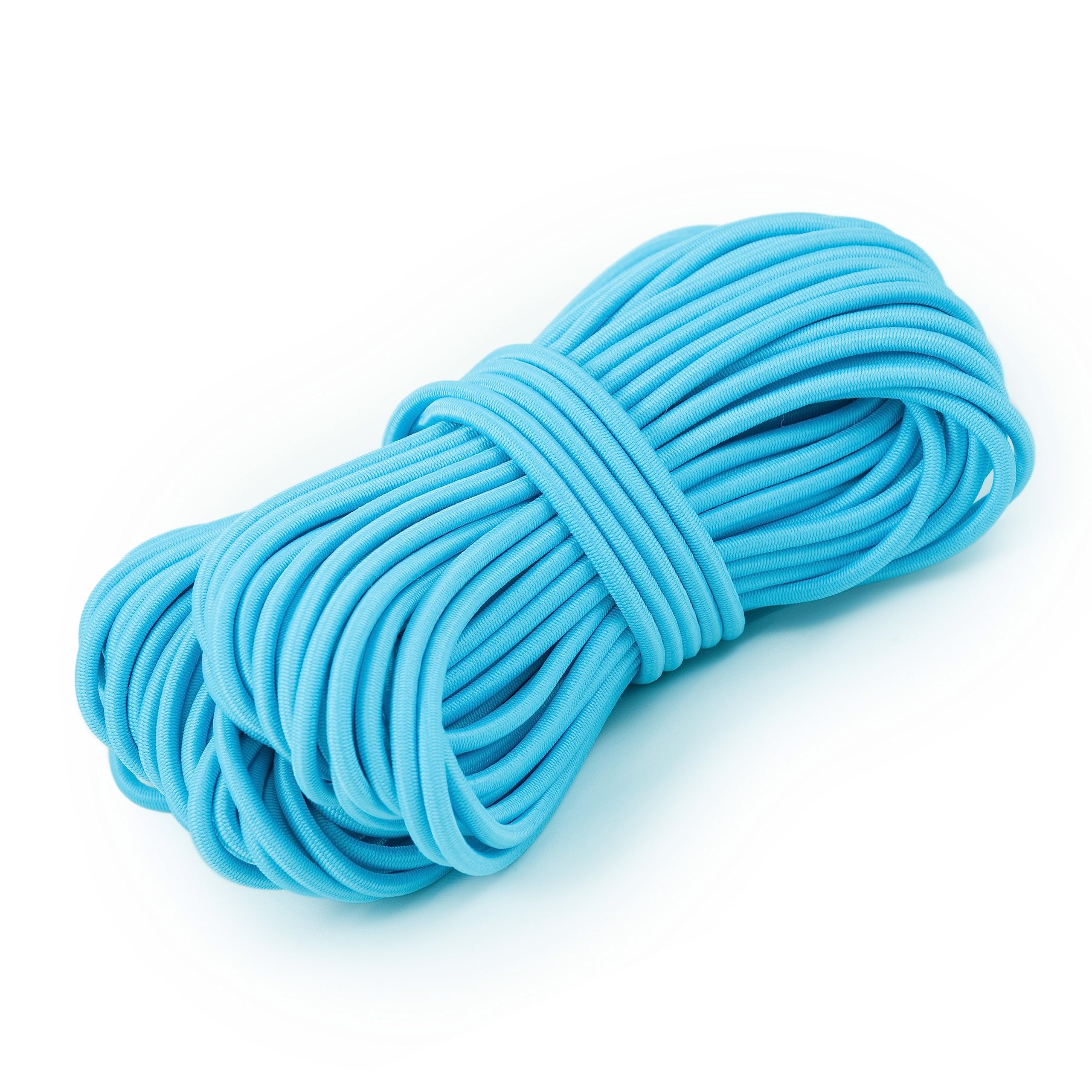 Shelver Premium Elastic Cord, 3mm Turquoise Blue, 20m