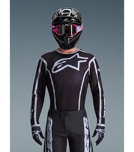 Amazon.com: Alpinestars 3763324-79-M: Supertech Dade Jersey Light