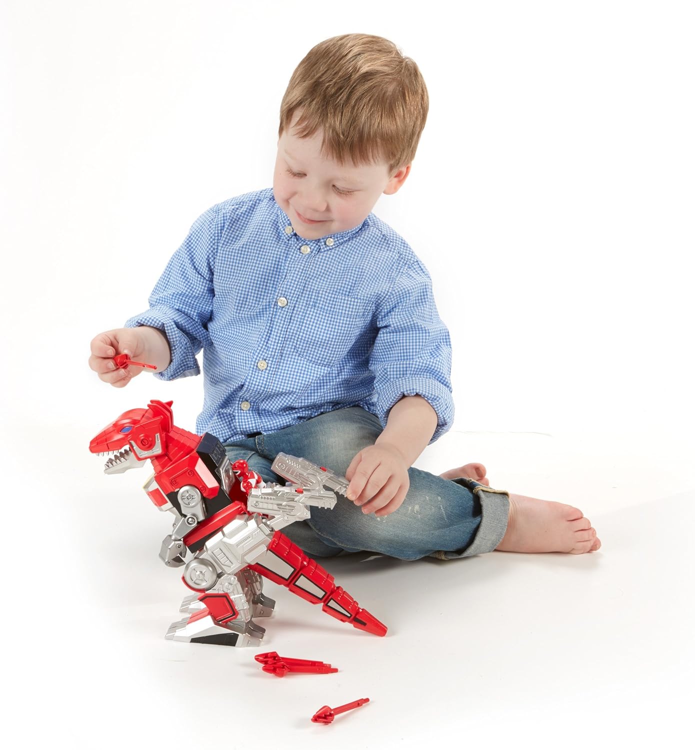 imaginext red ranger t rex zord