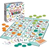 SEQUENCE Letters by Jax - Educational Board Game - Learn Alphabet from A to Z - Strategy Card Game for Kids Ages 4-7 - Preschool Learning - Family Game Night - Early Reading Skills Development