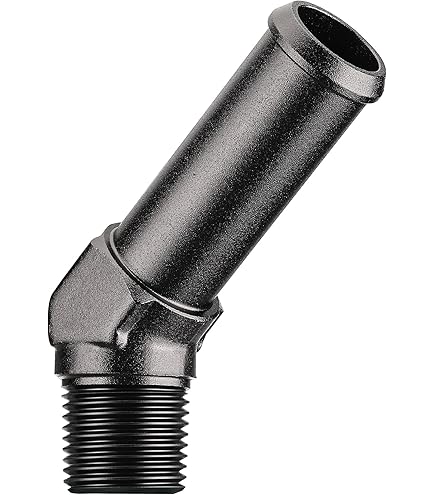 1/4 Hose Id Barb 1/4 Male Npt 45 Degree Elbow Brass Fitting Air Oil Gas Fuel