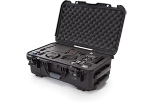 Nanuk 935 Waterproof Carry-on Hard Case with Foam Insert for Canon, Nikon - 2 DSLR Body and Lens/Lenses - Black