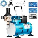 Système Professionnel D'Aérographe Avec Compresseur 1/5 HP & 3 Pistolets - 110-120V