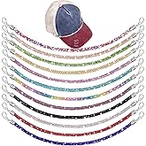 14 Pcs Trucker Hat Chains, Bulk Trucket Hat Charms Chains for Women Men, Bill Decoration Detachable DIY Metal Chain