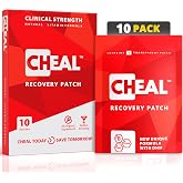 CHEAL Recovery Patch - Before Drinking Patches for Better Morning, 10 Count | Wake Up Refreshed | No Pills or Powders | Natural Ingredients | Individually Wrapped | Clear Design | Made in USA