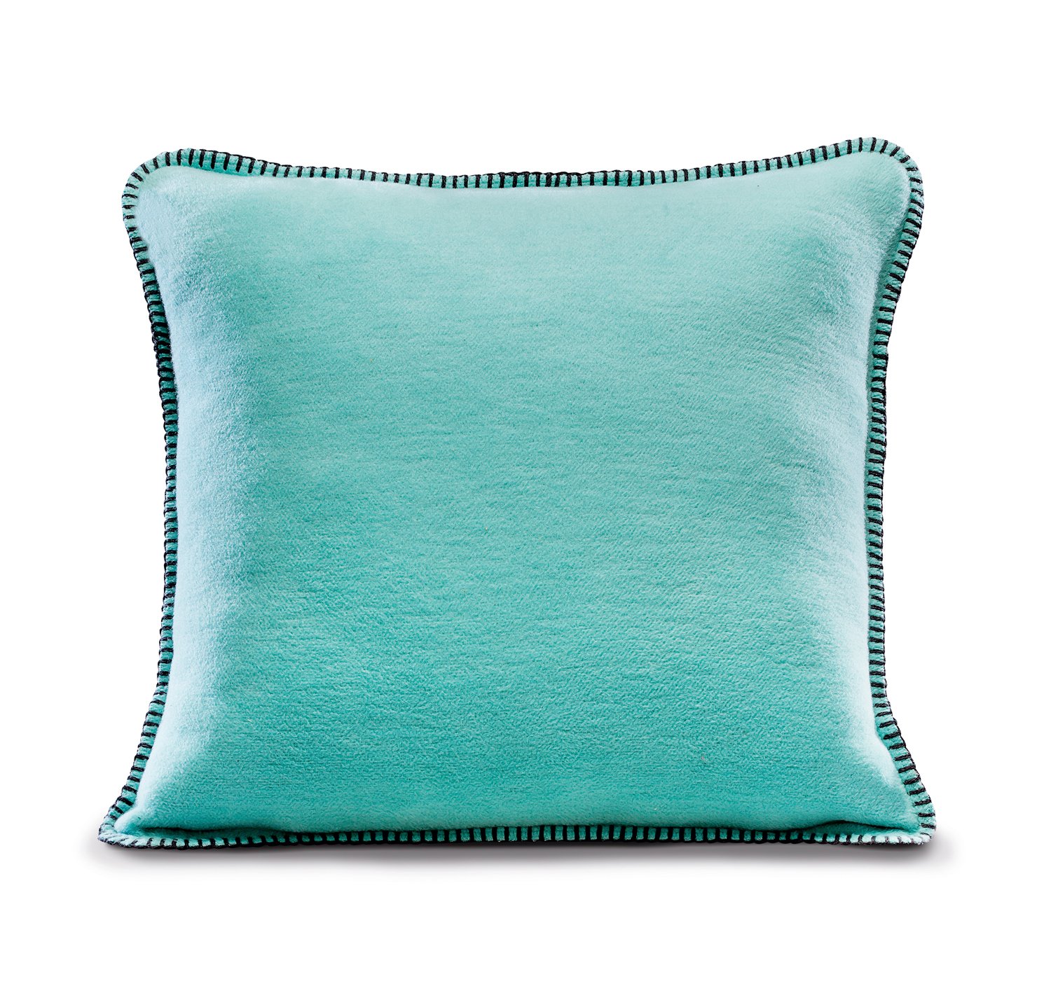 biederlack Cushion Cover 50 x 50 cm Aura-Nordica in Blue I 20 x 20 inch I 60% Cotton, 40% dralon I Made in Germany I with Blanket Stitch and Zipper I Without Filling I 652744, 60Percent