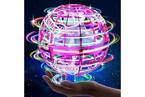RIEYON Flying orb Ball 2025 Upgrade Hover Boomerang Ball 6 Lighting Effects Cool Toys for Kids Teen Adults Indoor Outdoor Flying Toy