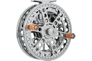 Centerpin Float Fishing Reel, 120mm, 4.75 Inch Diameter, Free-Spinning Spool, Trotting, CNC Machined Aluminum, Steelhead, Tro