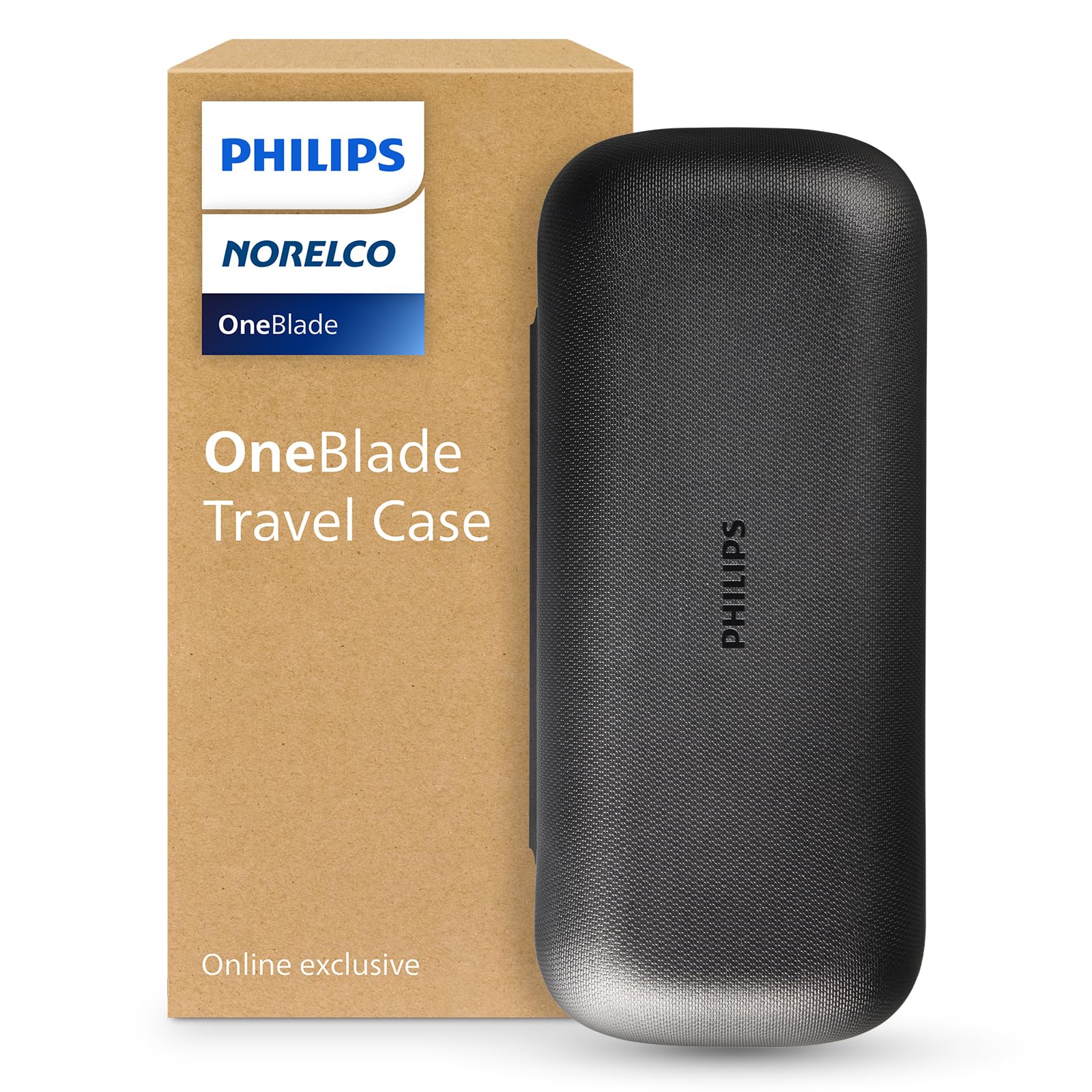 Photo 1 of Philips Norelco OneBlade Travel Case, Protect Your Handle and Blade, Compatible with QP27XX, QP28XX and QP6XXX, Model QP401/90, Black