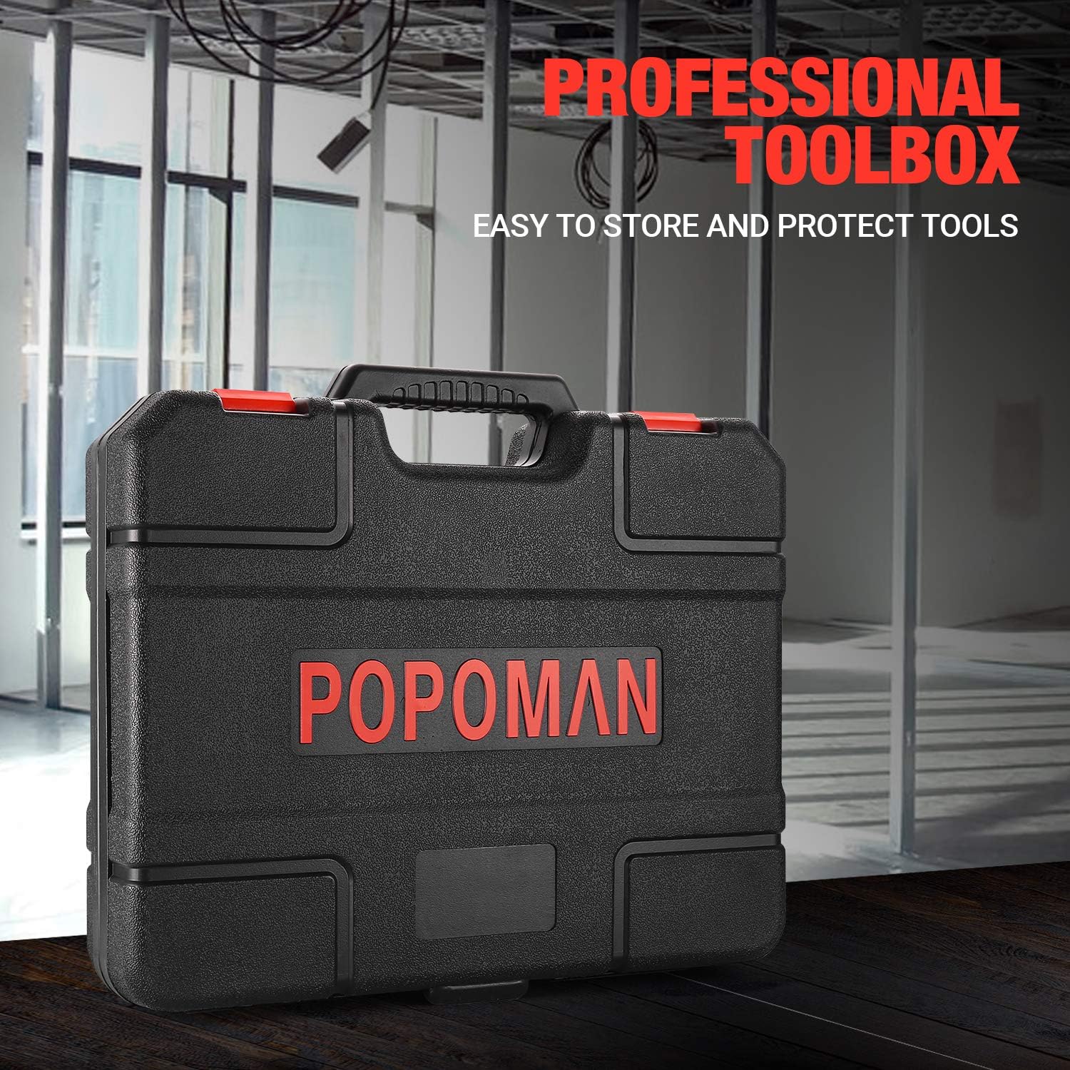 Screwdriver Set, POPOMAN Magnetic 20-Piece Screwdriver Tool Set with Case, 6150CRV, Slotted/Phillips/Torx Screwdriver with Heavy Duty Non-Slip Tips,Tool Kits -MTH300: Home Improvement