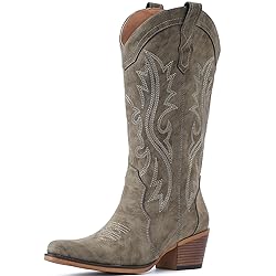 IUV Cowboy Boots For Women Western Cowgirl Boots