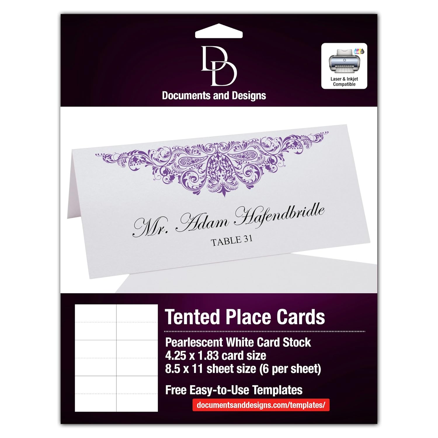 Home & Garden Gold Set of 22 Documents and Designs Paisley Easy Throughout Place Card Template 6 Per Sheet