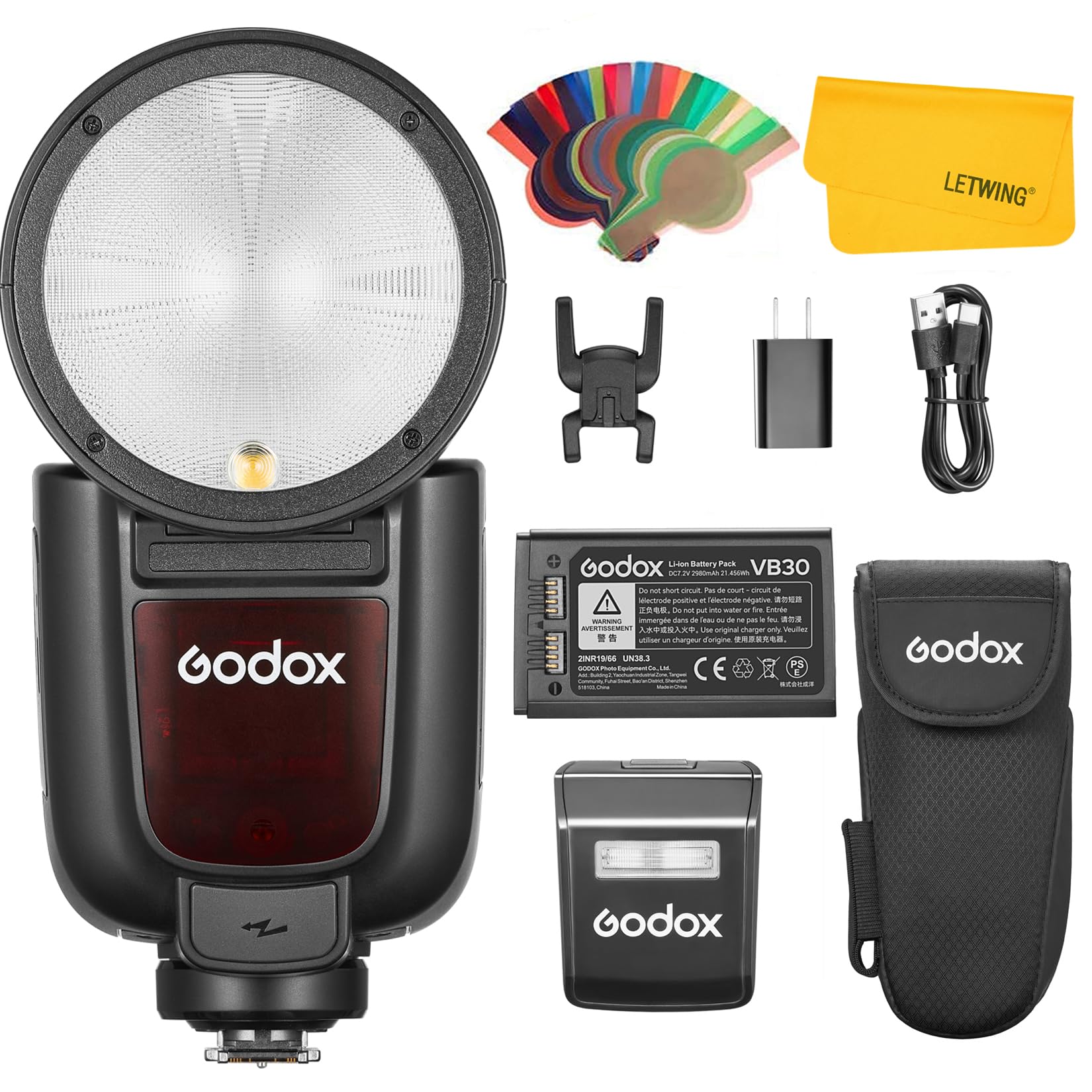GODOX V1 Pro V1Pro S Round Head Camera Flash for