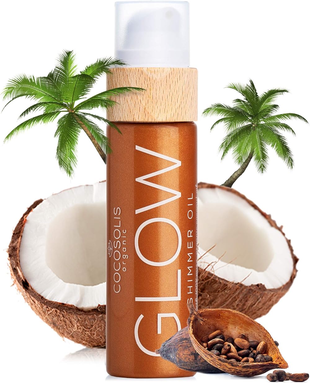 COCOSOLIS Glow Shimmer Oil Illuminizing Dry Oil Skin Glowing Tan Enhancer 110ml