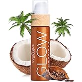 COCOSOLIS GLOW Shimmer Oil | Illuminizing Natural Dry Oil With Shiny Particles | Leaves The Skin Glowing & Enhances a Golden Tan | Gives a Luxurious Feel to Your Skin | 110ml