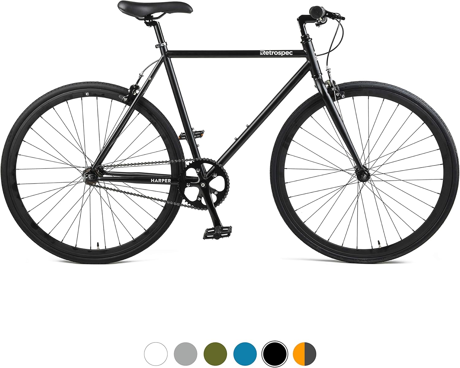 Retrospec Harper Single-Speed Fixed Gear Urban Commuter Bike