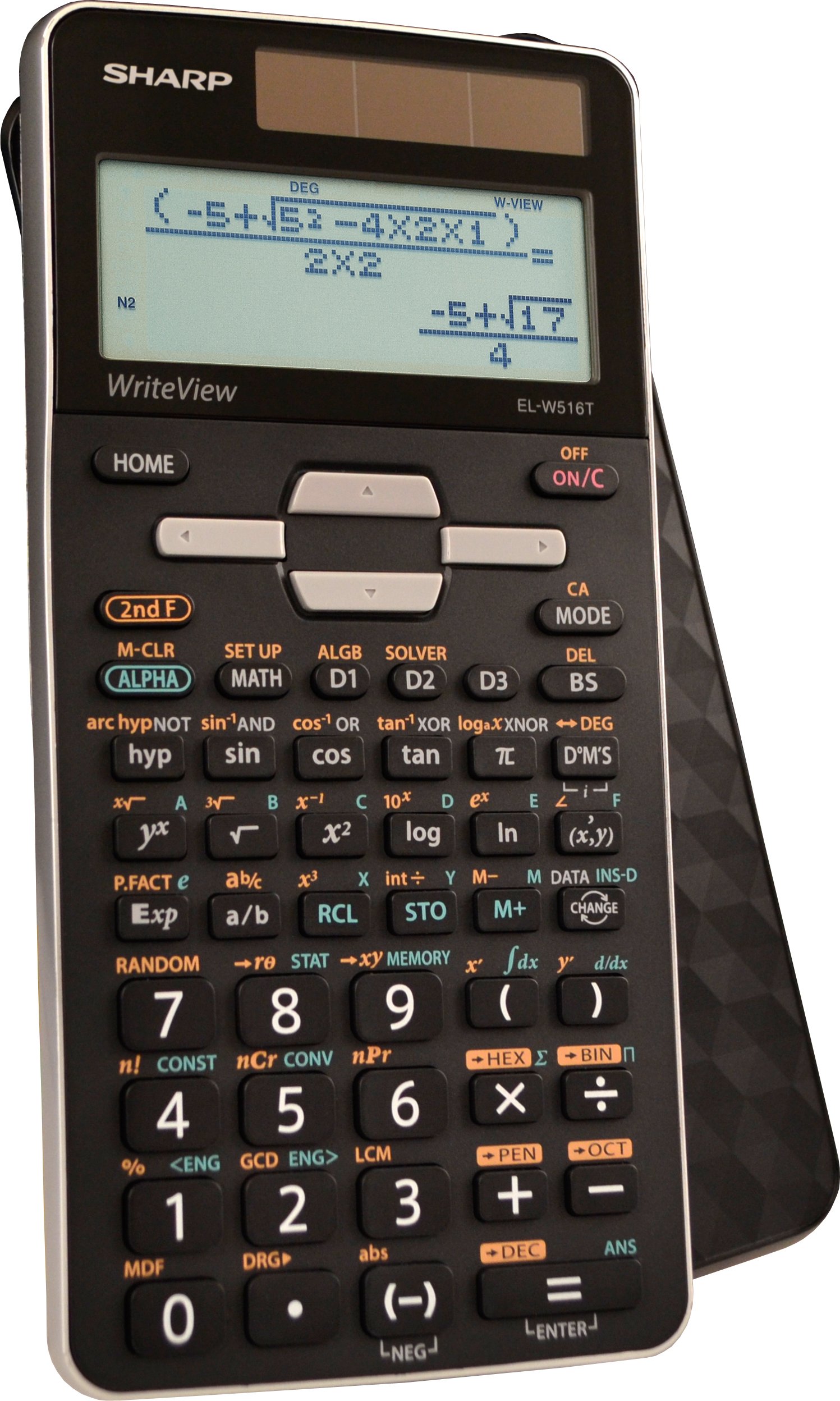 Sharp EL-W516TBSL Advanced Scientific Calculator with WriteView? 4 Line Display & Solar Power