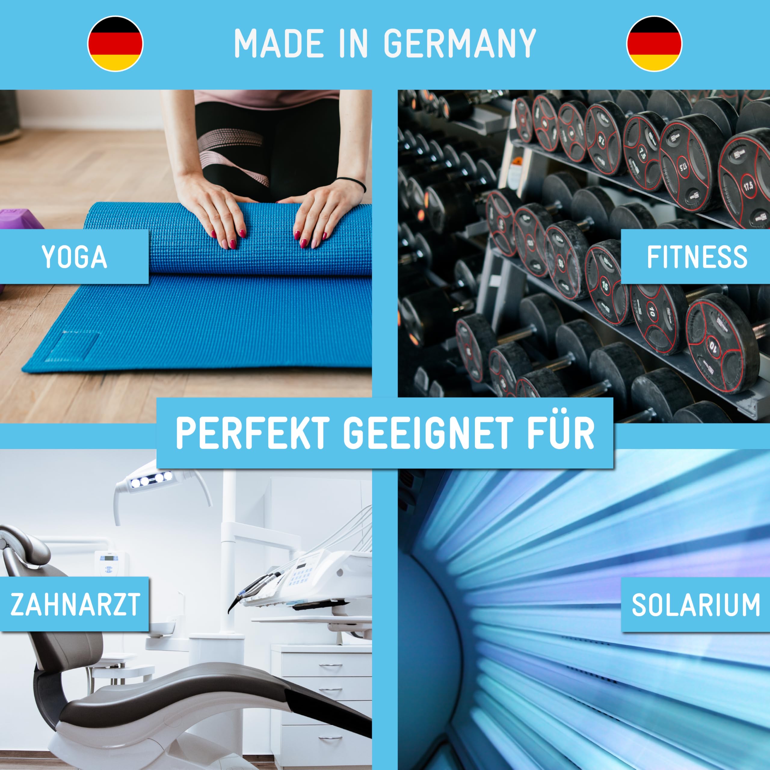 Hygiene King | Desinfektionsreiniger für Oberflächen | hocheffizient | begrenzt viruzid | gebrauchsfertig | Kombipaket Sprühflasche und Kanister | Wellness, Solarium, Yogamatte, Sportgeräte uvm. 4