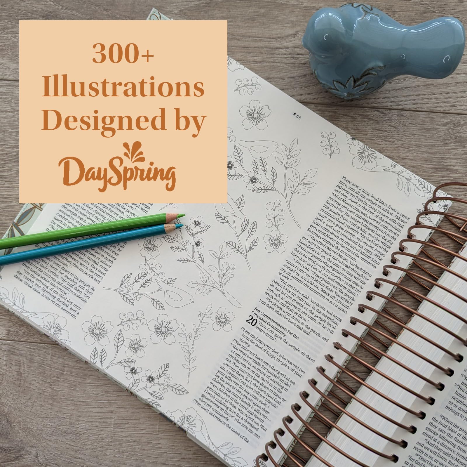 NLT DaySpring Inspire Illustrating Bible, Filament Enabled (Spiral Bound, Mint Floral Garden) NLT DaySpring Inspire Illustrating Bible, Filament Enabled (Spiral Bound, Mint Floral Garden) NLT DaySpring Inspire Illustrating Bible, Filament Enabled (Spiral Bound, Mint Floral Garden) Spiral-bound
