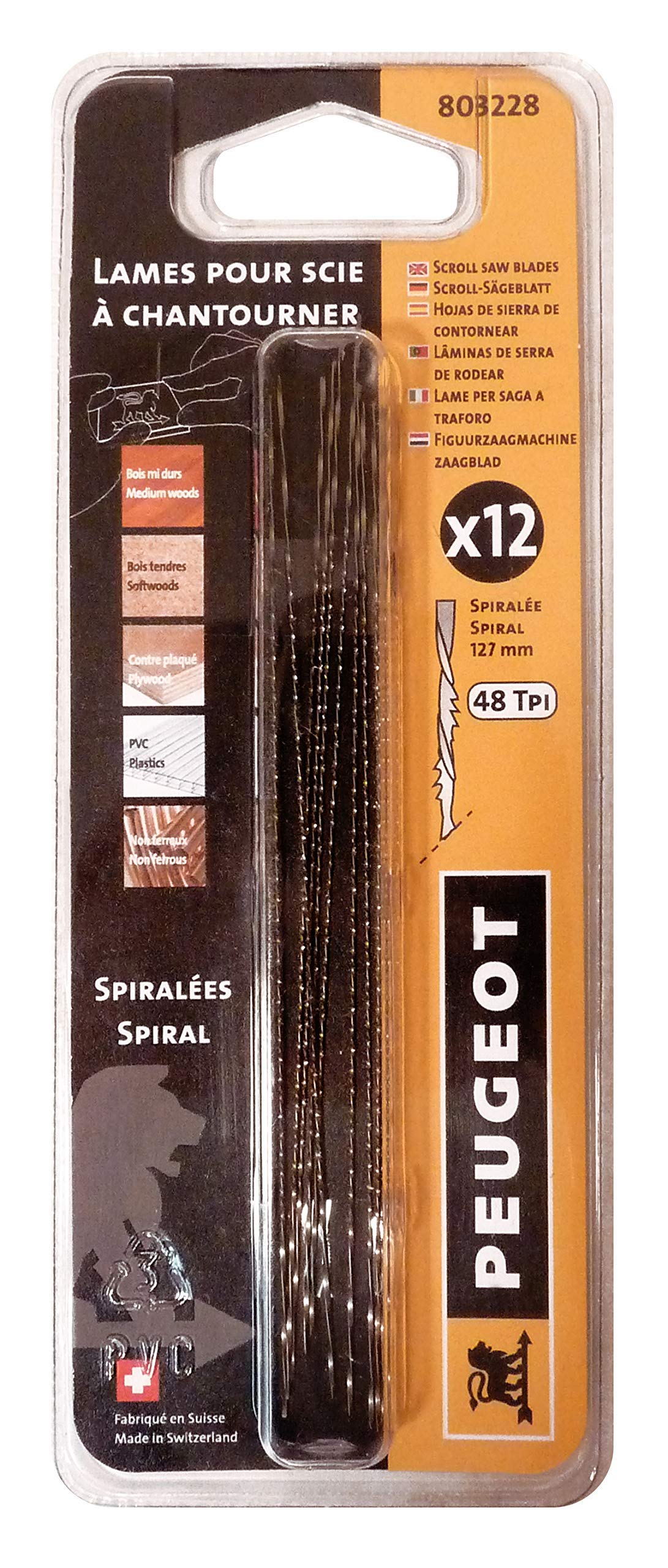 Peugeot 803228 Set of 12 Round Scroll 