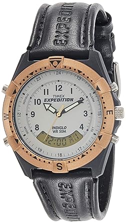 Analog-Digital Beige Dial Mens Watch-TW00MF101