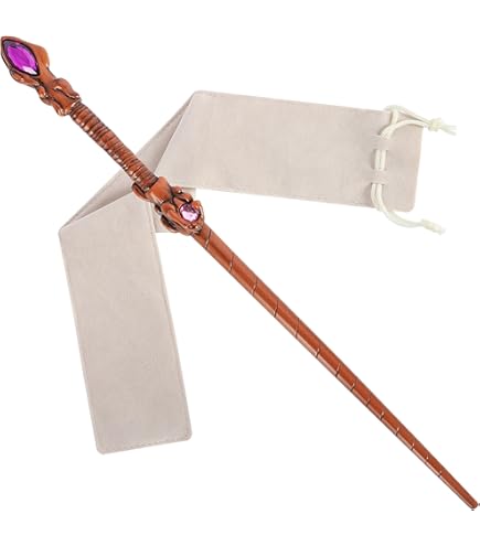 Handicraftviet Phoenix's Tail Wand, Hand – Carved Wooden Wizard