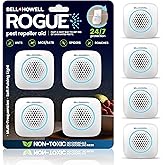 Bell+Howell Ultrasonic Pest Repeller Indoor 4 Pk, Mice Repellent Indoor Home Kit, DIY Pest Control at Home, Plug in Spider Repellent, Rodent Repellent, Bug, Insect & More, Family and Pet Safe