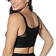 Leonisa Comfortable Front Closure Posture Corrector Bra with Contour Cups - Wireless Bras for Women