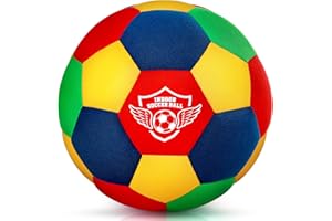 HopeRock House Soccer Ball, Soft Foam Indoor Soccer Ball,Size 4 Soccer for Kids, Inside for Your Home Ball, Lightweight Safe 
