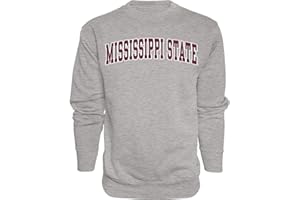 Blue 84 Men's Arching Team Name Dark Heather Crewneck Sweatshirt