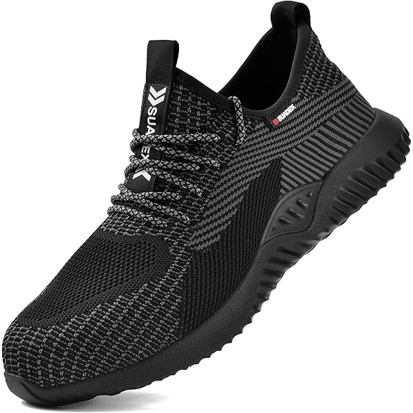 Amazon.com | ZIHUA Steel Toe Shoes for Men Work Shoes