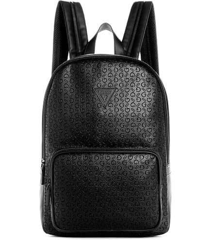 Armani Exchange Men's Leather Backpack, Black, One Size: Clothing, Shoes & Jewelry
