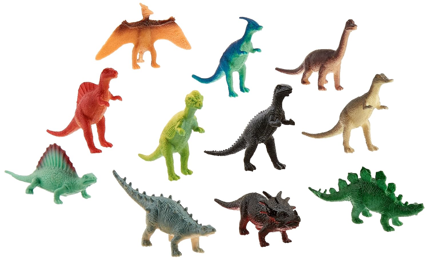 Vinyl Mini Dinosaurs (72 count) Amazon.co.uk Toys & Games