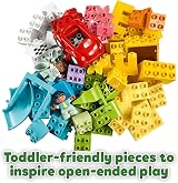 LEGO DUPLO Deluxe Brick Box 85 bricks Car Figures Storage view 5