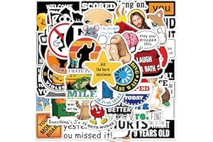 50 Pcs Funny Prank Meme Stickers for Water Bottle Laptop Phone Computer Guitar Skateboard Notebook Gifts for Adults Women Men