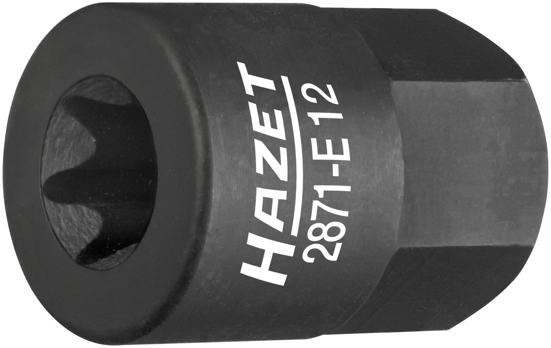 HAZET 2871-E12 17 mm Hexagon E 20 Turbocharger/Manifold Torx Profile Socket - Multi-Colour