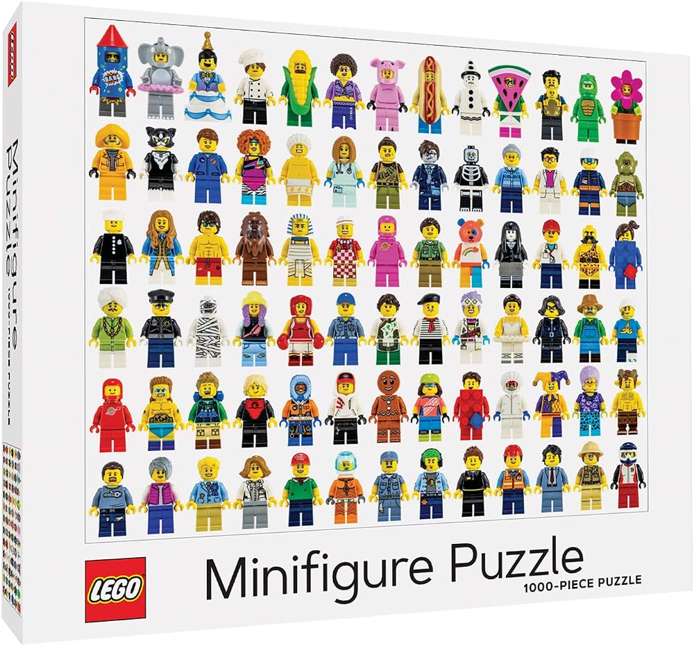 LEGO Minifigure Puzzle 1000-Piece Chronicle Books Brand LEGO