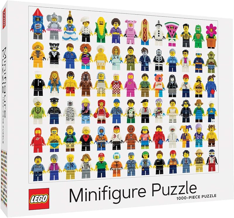 LEGO Minifigure Puzzle 1000-Piece Chronicle Books Brand LEGO