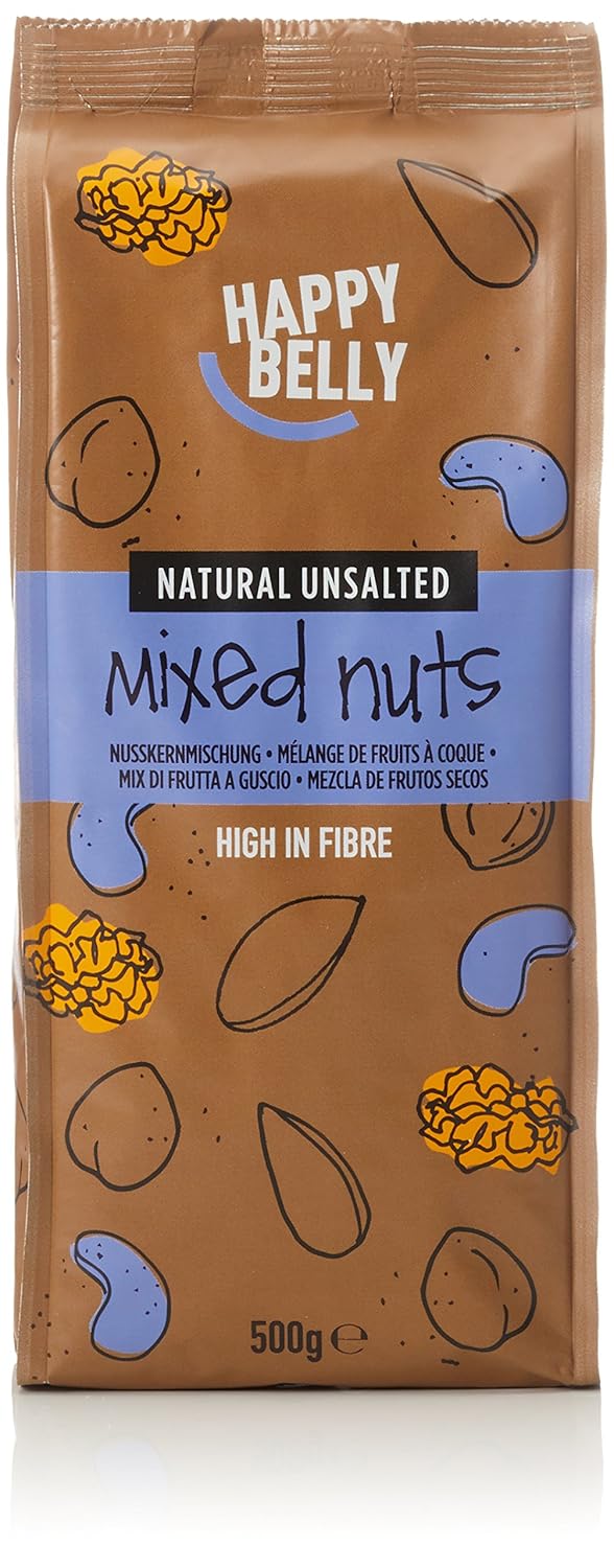 Amazon Brand Happy Belly Nut Mix, 500 g Amazon.co.uk Grocery