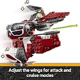 LEGO Star Wars Ahsoka Jedi Interceptor 75401 with Anakin and R7-A7 droid 8+ view 3