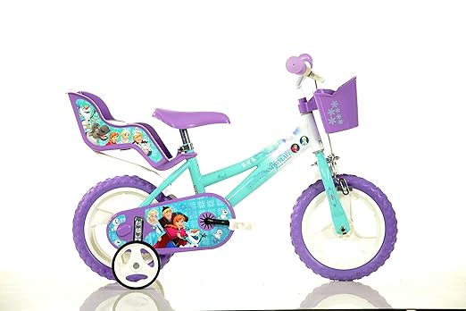 Dino Bikes Mädchen Kinderfahrrad Fahrrad Lila 12 Inch