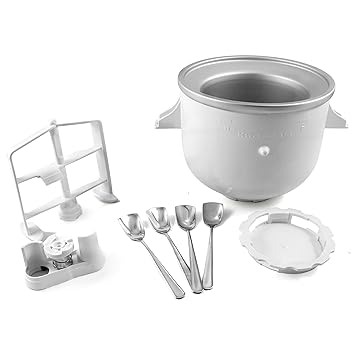 Kitchenaid Ice Cream Maker Attachment For Stand Mixer With Set Of