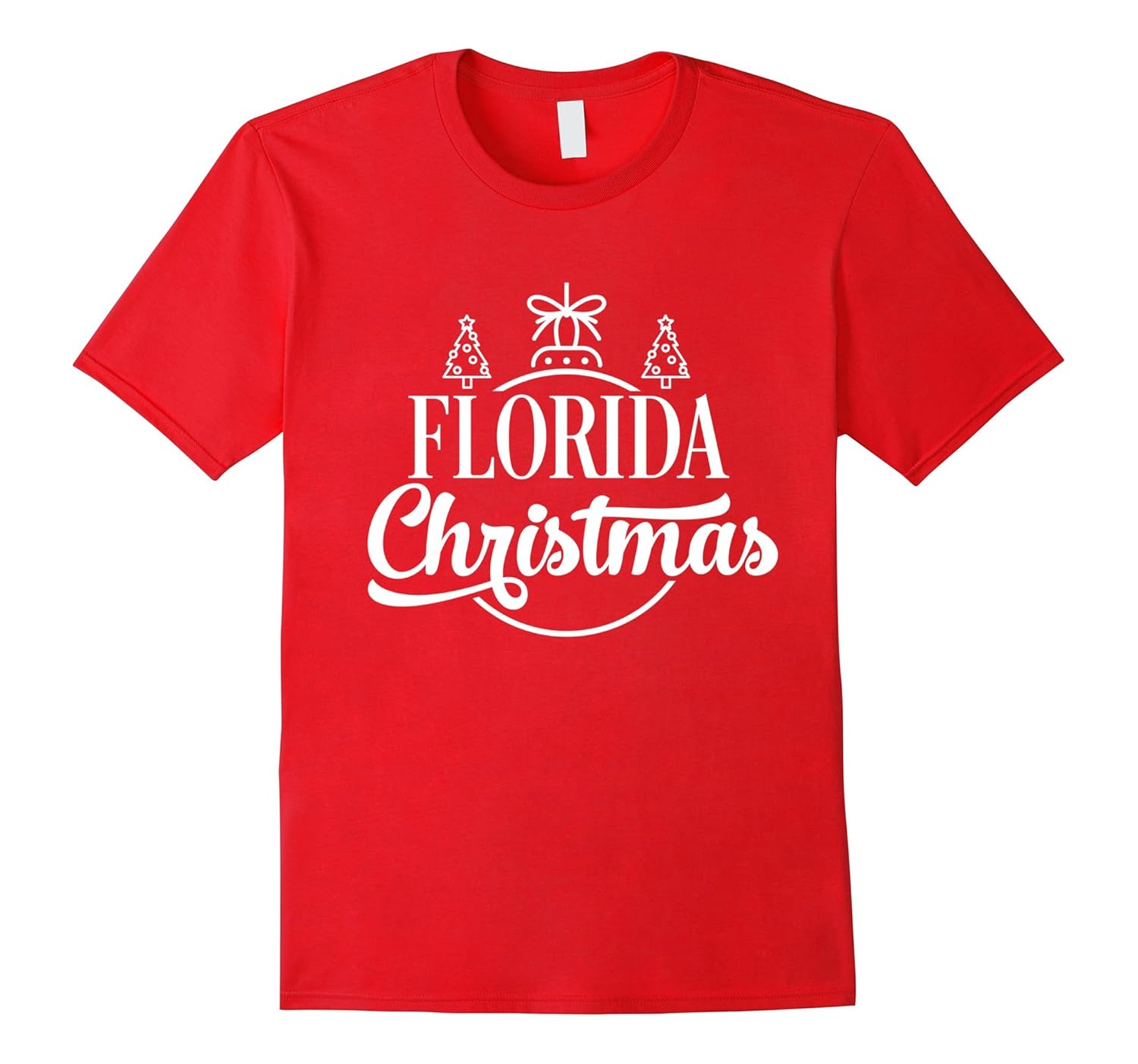 Florida Christmas State Proud Holiday T-Shirt-ANZ