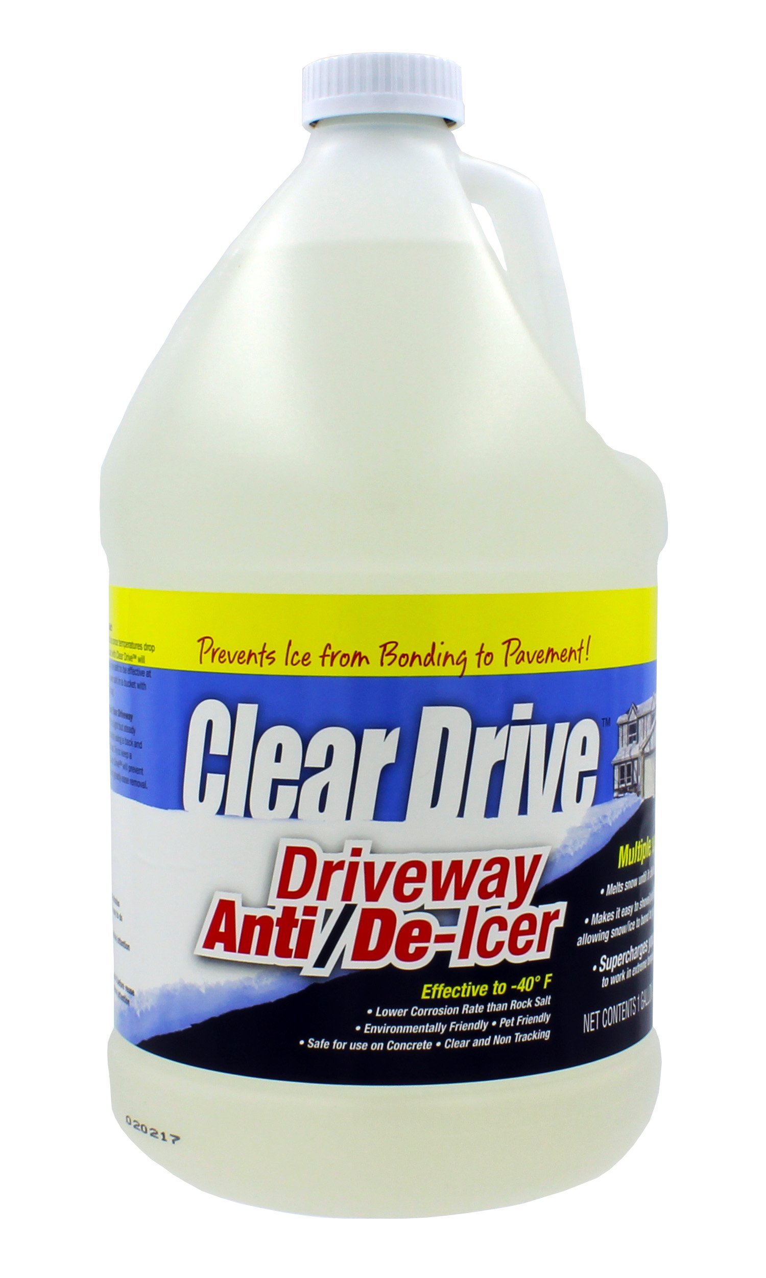 Clear Drive Liquid Calcium Chloride Professional Ice Melter Pet 1 Gallon eBay