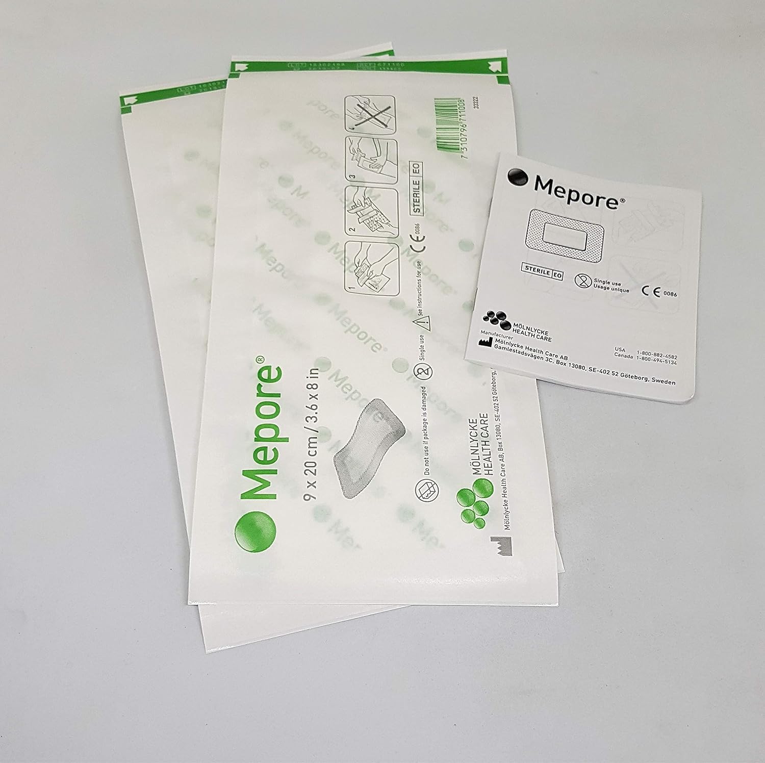 MediSale Ltd Adhesive Sterile Wound Dressings Pack of 10 - Suitable for cuts and grazes - 9cm x 20cm, 9x20 cm (Pack of 10) - Image 4
