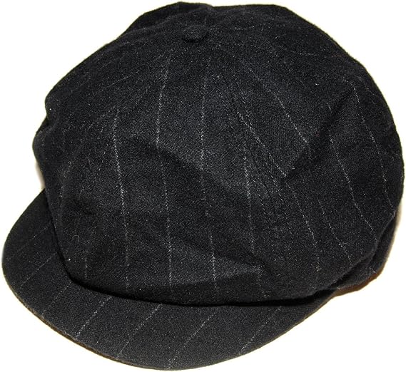 pinstripe newsboy cap